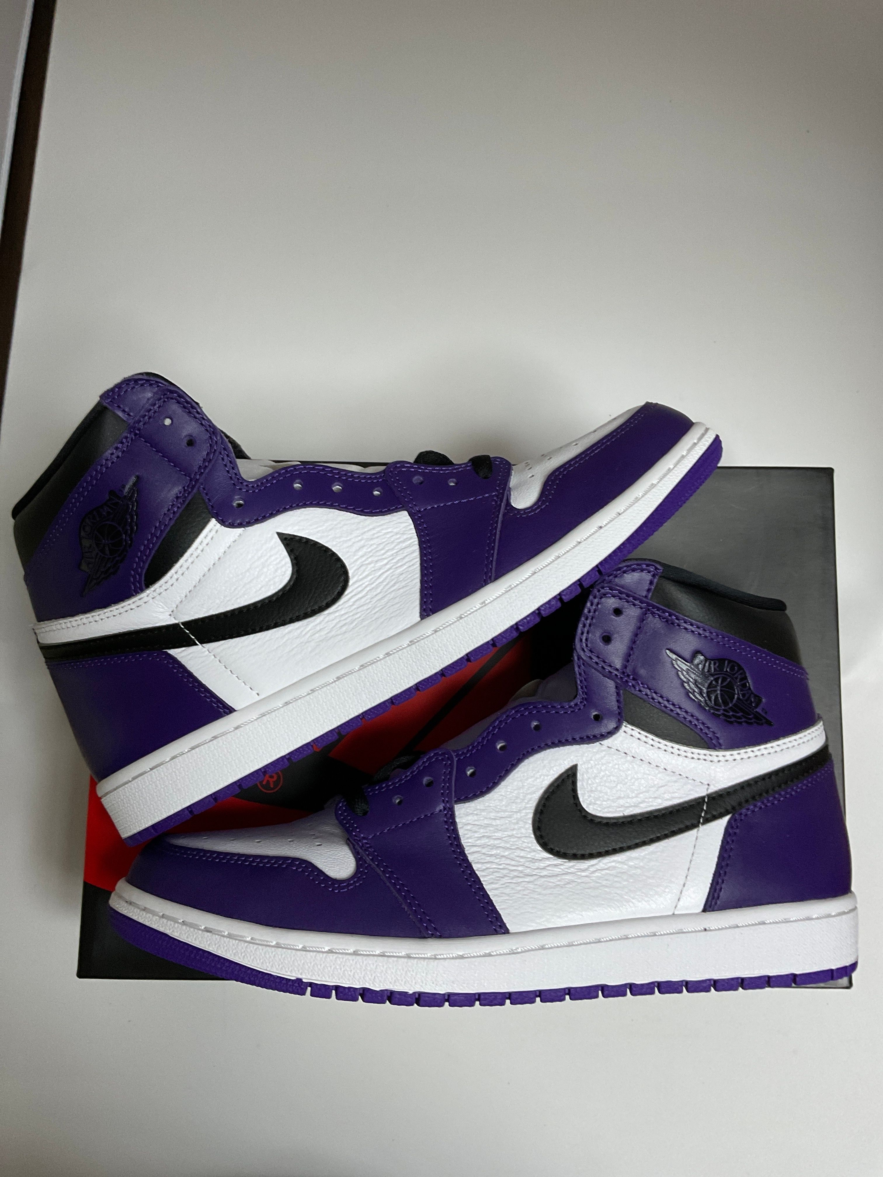 Nike Air Jordan 1 Retro High OG "Court Purple White/Black" (2020)   