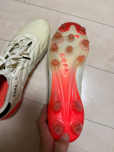 adidas Copa Pure 2 Elite HG/AG "Ivory/Core Black/Solar Red"