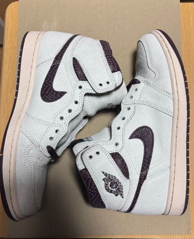 A Ma Maniere × Nike Air Jordan 1 Retro High OG "Sail and Burgundy"