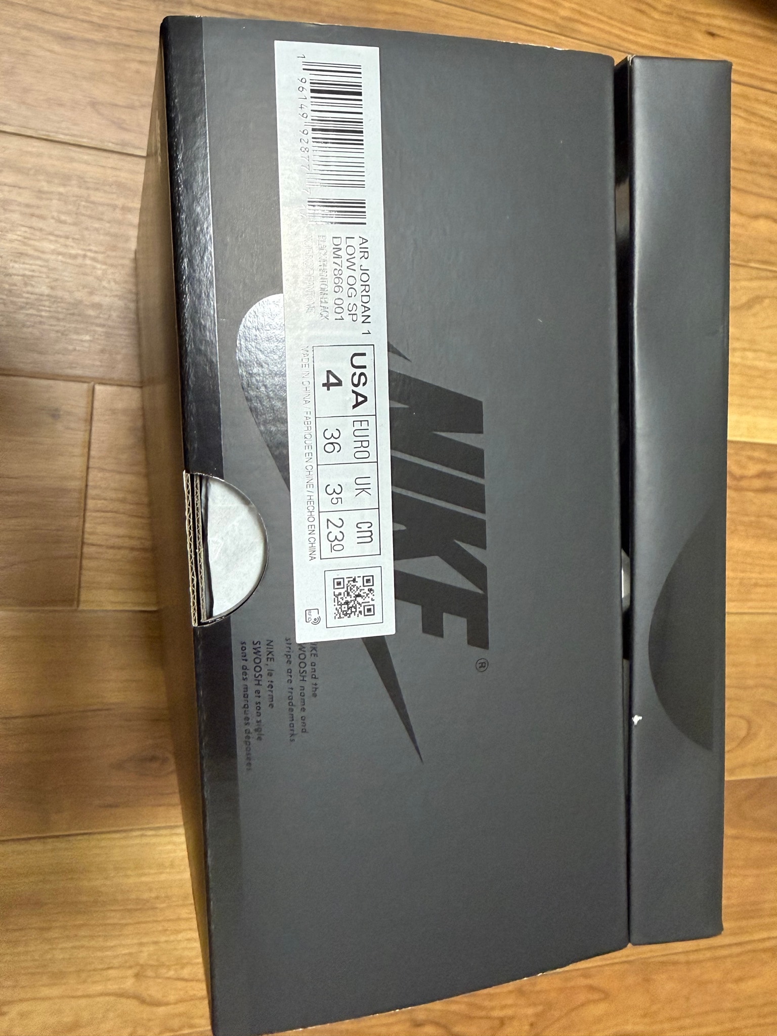 Travis Scott × Nike Air Jordan 1 Low OG SP "Black Phantom"