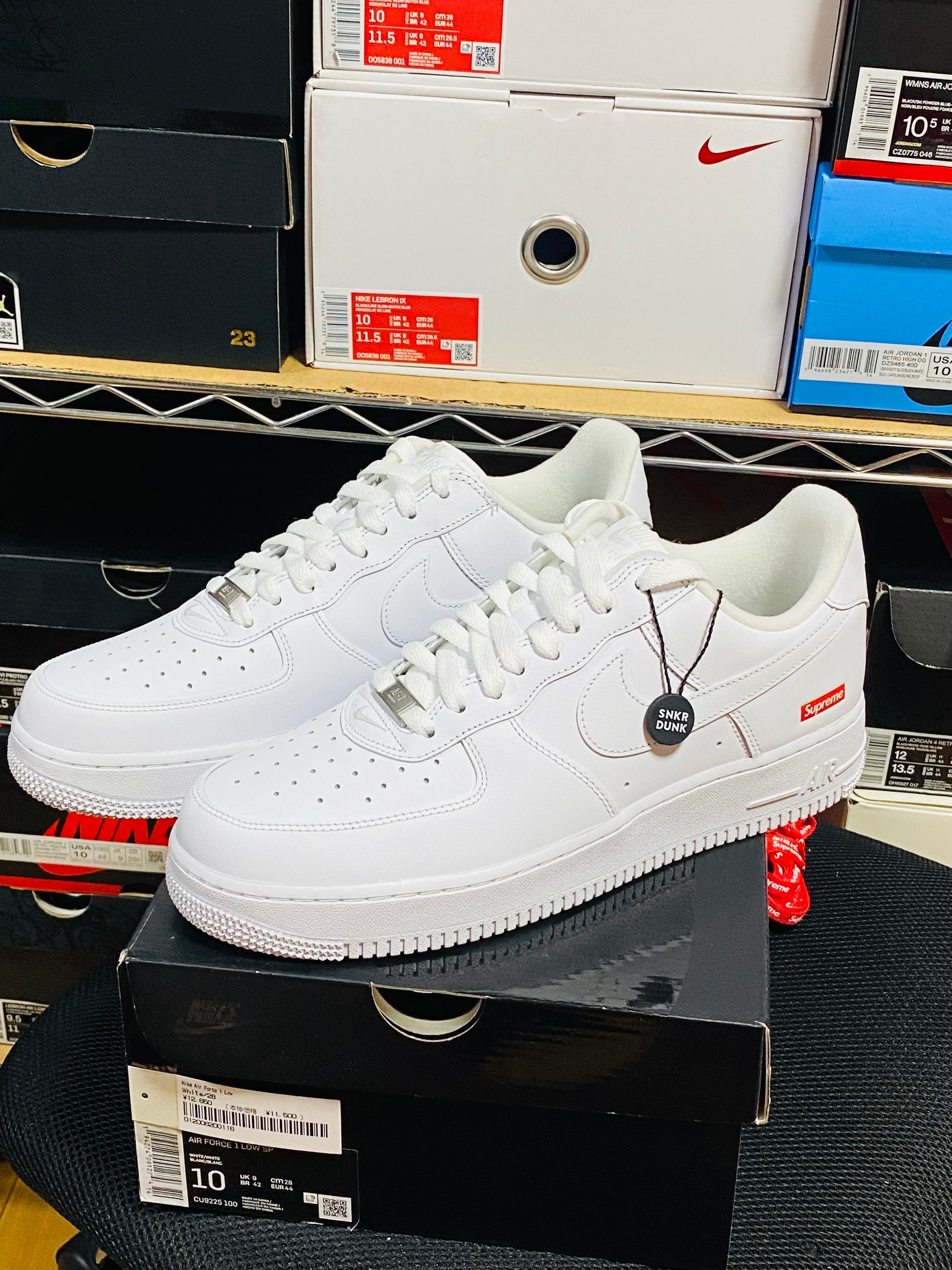 Supreme × Nike Air Force 1 Low "White"