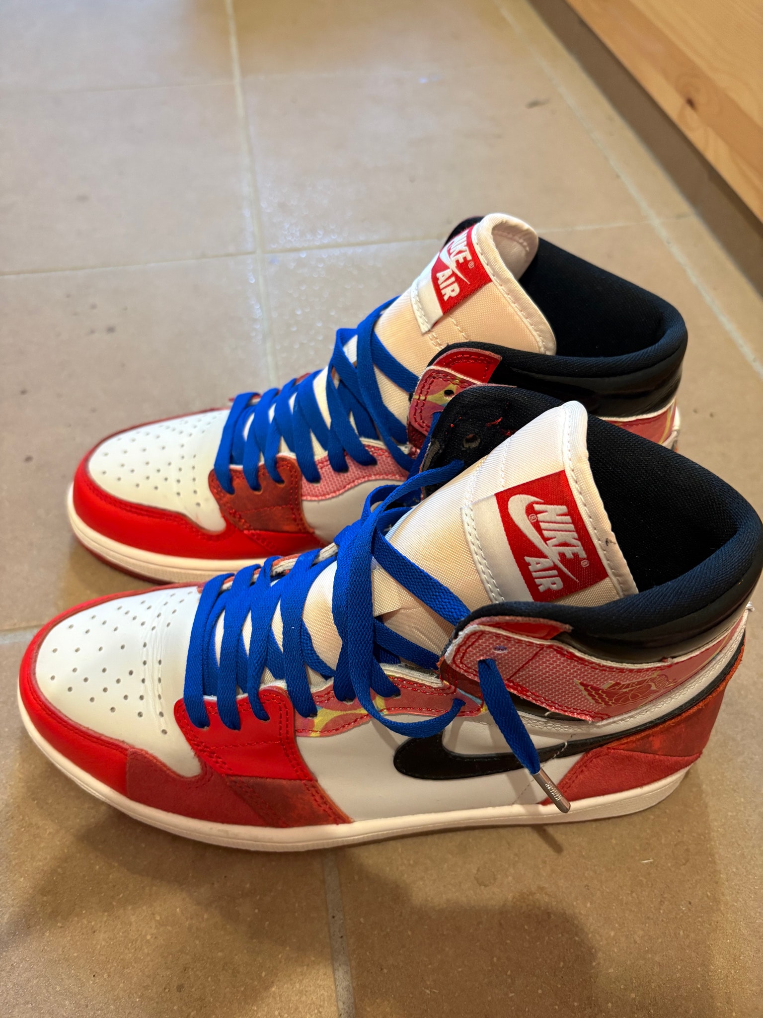 Spider-Man × Nike Air Jordan 1 Retro High OG SP "Spider-Man: Across the Spider-Verse/University Red"