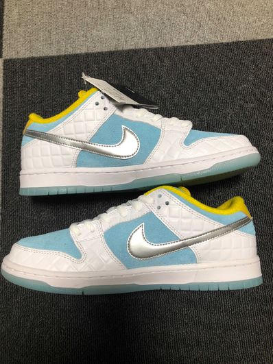 FTC × Nike SB Dunk Low "White/Blue"