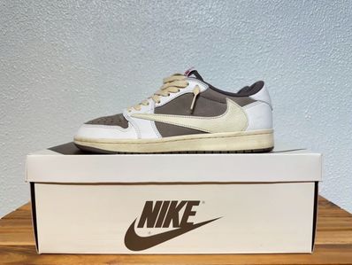 Travis Scott × Nike Air Jordan 1 Low OG SP "Reverse Mocha/Sail and Ridgerock"