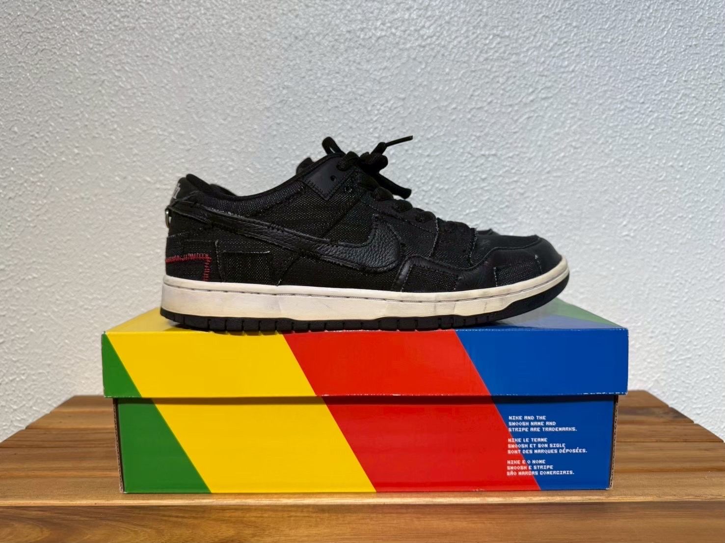 Wasted Youth × Nike SB Dunk Low "Black Denim"(Special Box) / VERDY