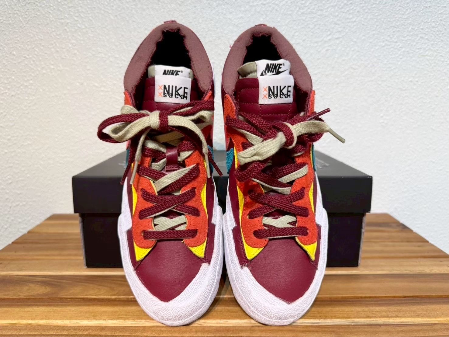 KAWS × sacai × Nike Blazer Low "Team Red"