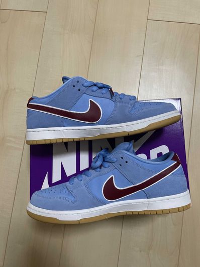 Nike SB Dunk Low Pro "Philadelphia Phillies/Valor Blue and Team Maroon"