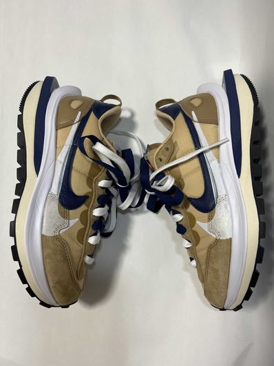 Sacai × Nike Vapor Waffle "Sesame And Blue Void"