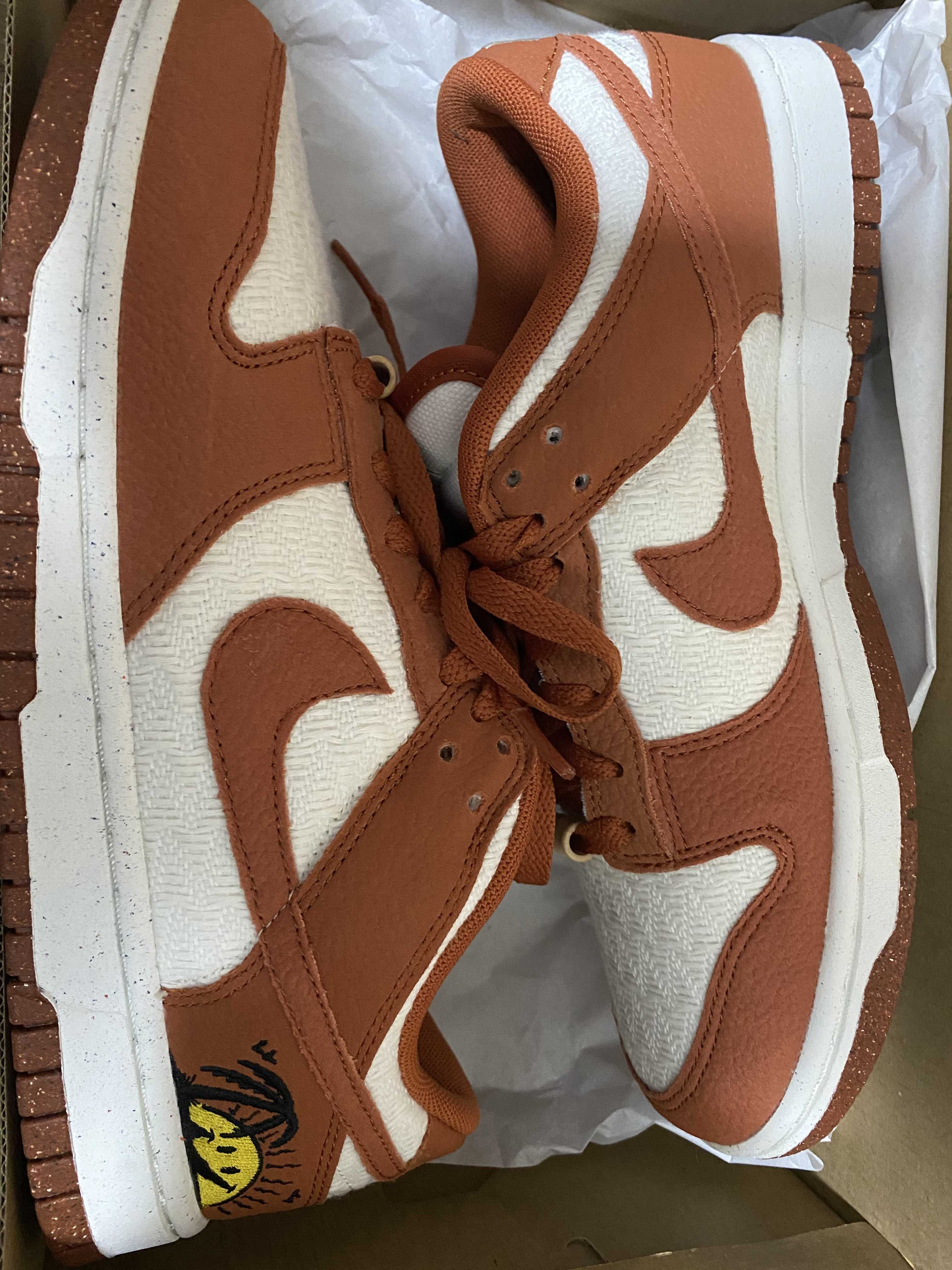 Nike Women's Dunk Low Sun Club "Brown/White"