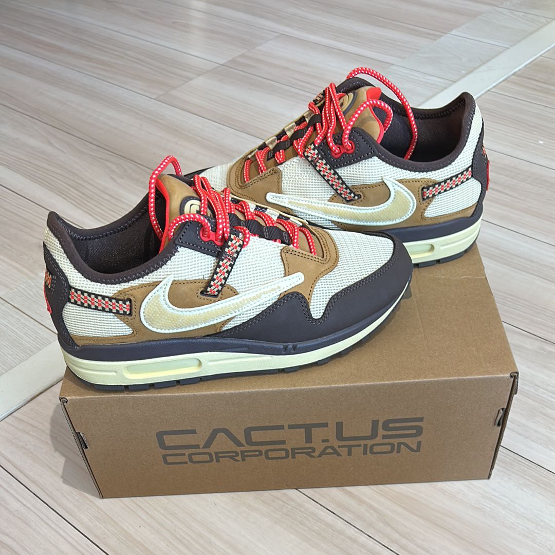 Travis Scott × Nike Air Max 1 "CACT.US Brown"