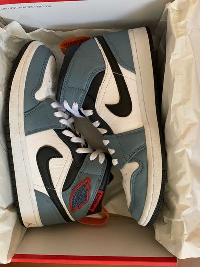 FACETASM × Nike Air Jordan 1 Mid "White/Navy"