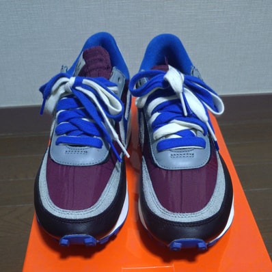 UNDERCOVER × sacai × Nike LD Waffle "Night Maroon/Pale Ivory-Ground Grey-Team Royal"