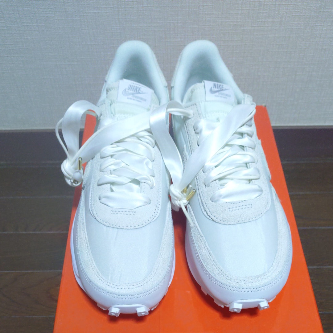 sacai × Nike LDV Waffle "Triple White"