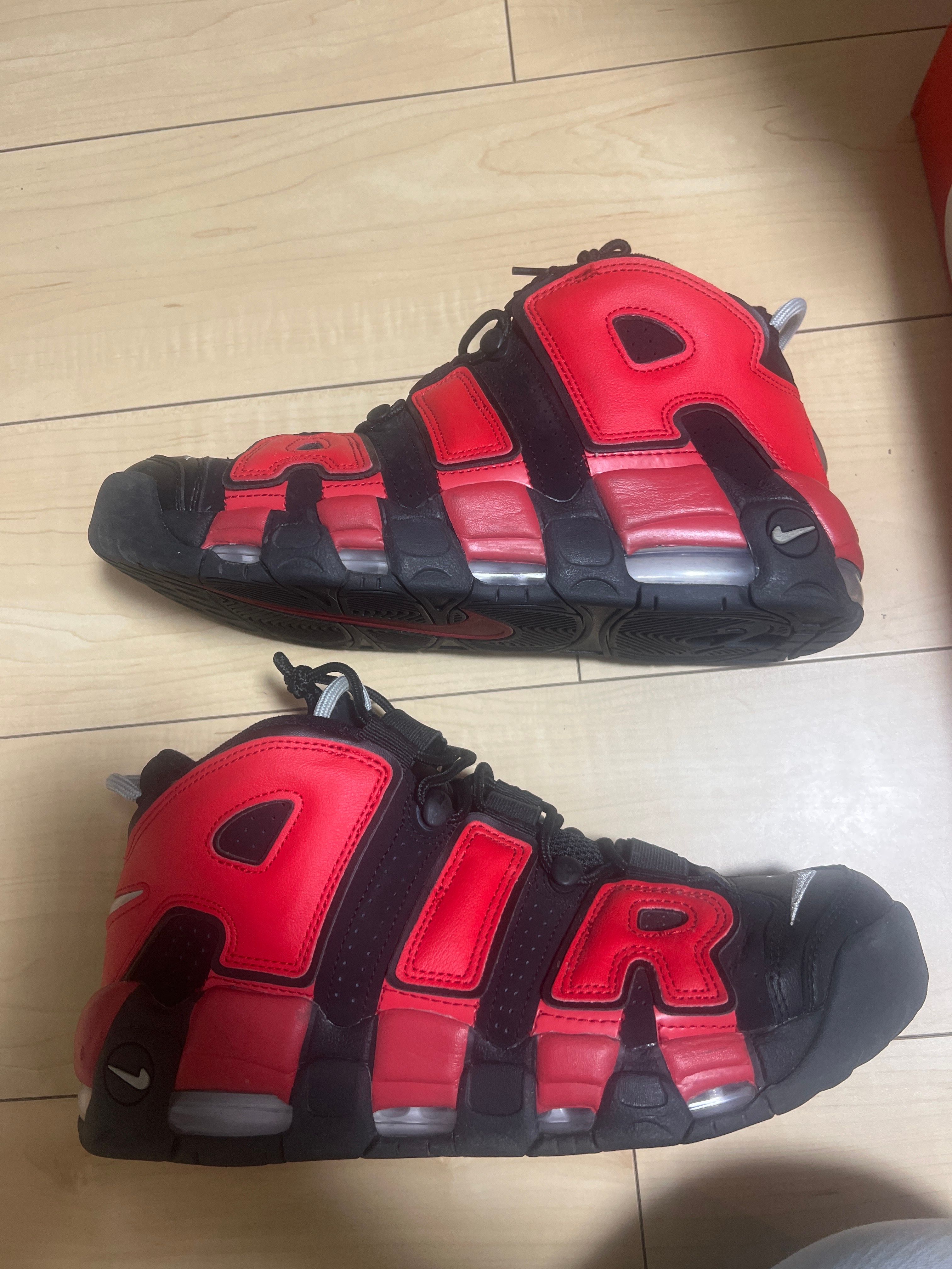 Nike Air More Uptempo '96 "Black and University Red"