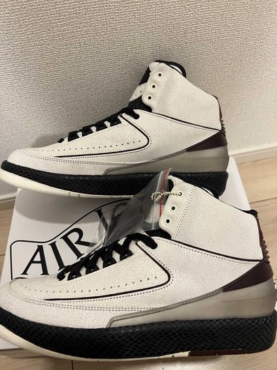 A Ma Maniere × Nike Air Jordan 2 "Airness/Sail and Burgundy"