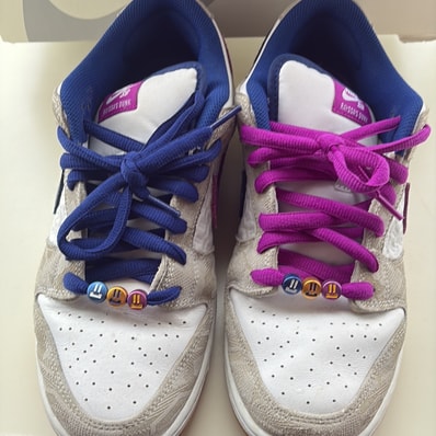 Rayssa Leal × Nike SB Dunk Low PRM "Pure Platinum and Vivid Purple"
