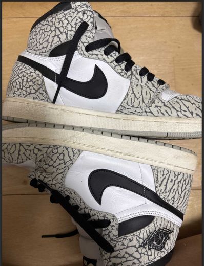 Nike Air Jordan 1 High OG "White Cement/Safari"