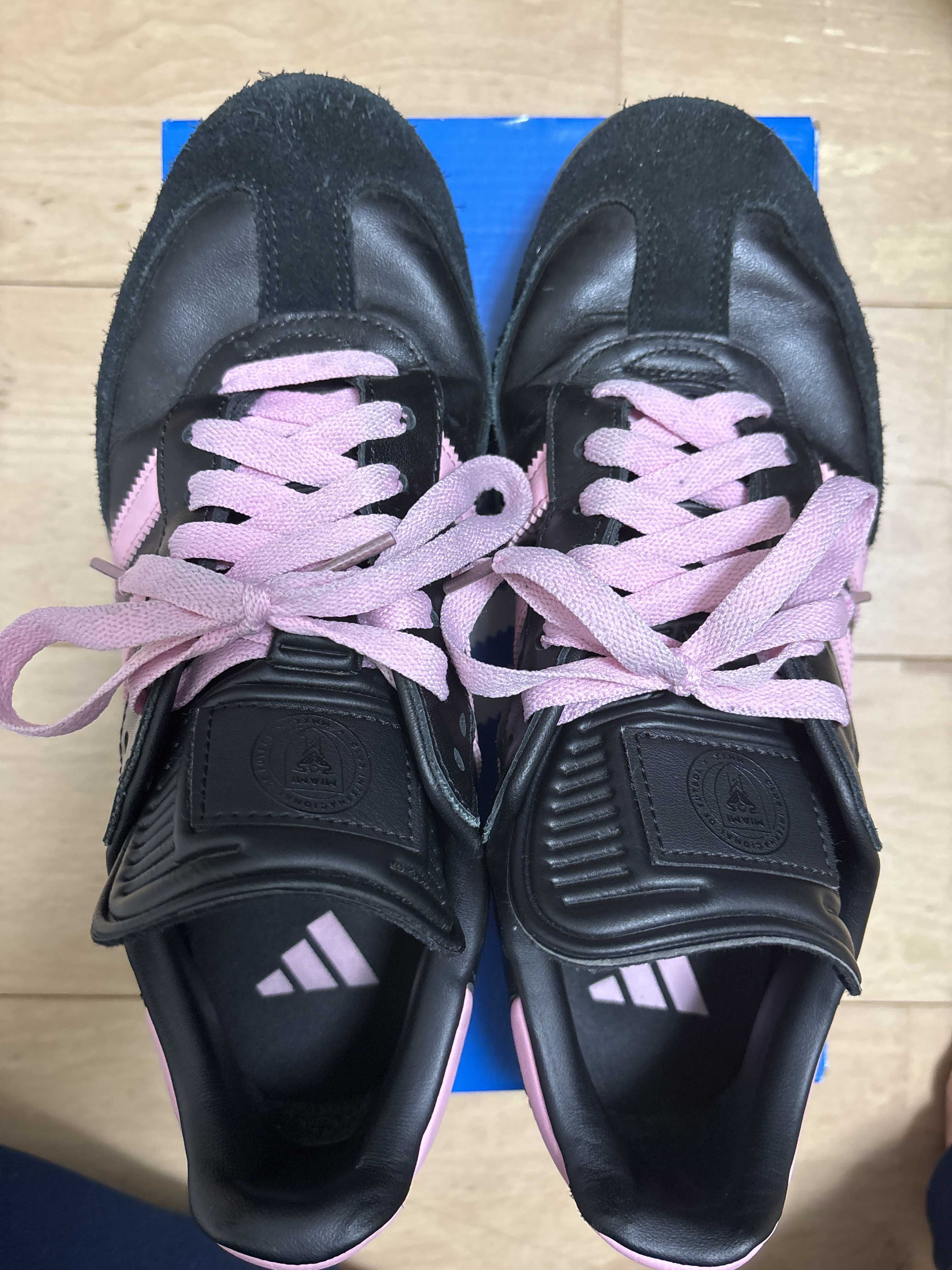 Inter Miami CF × adidas Samba "Core Black/Light Pink/Gum"