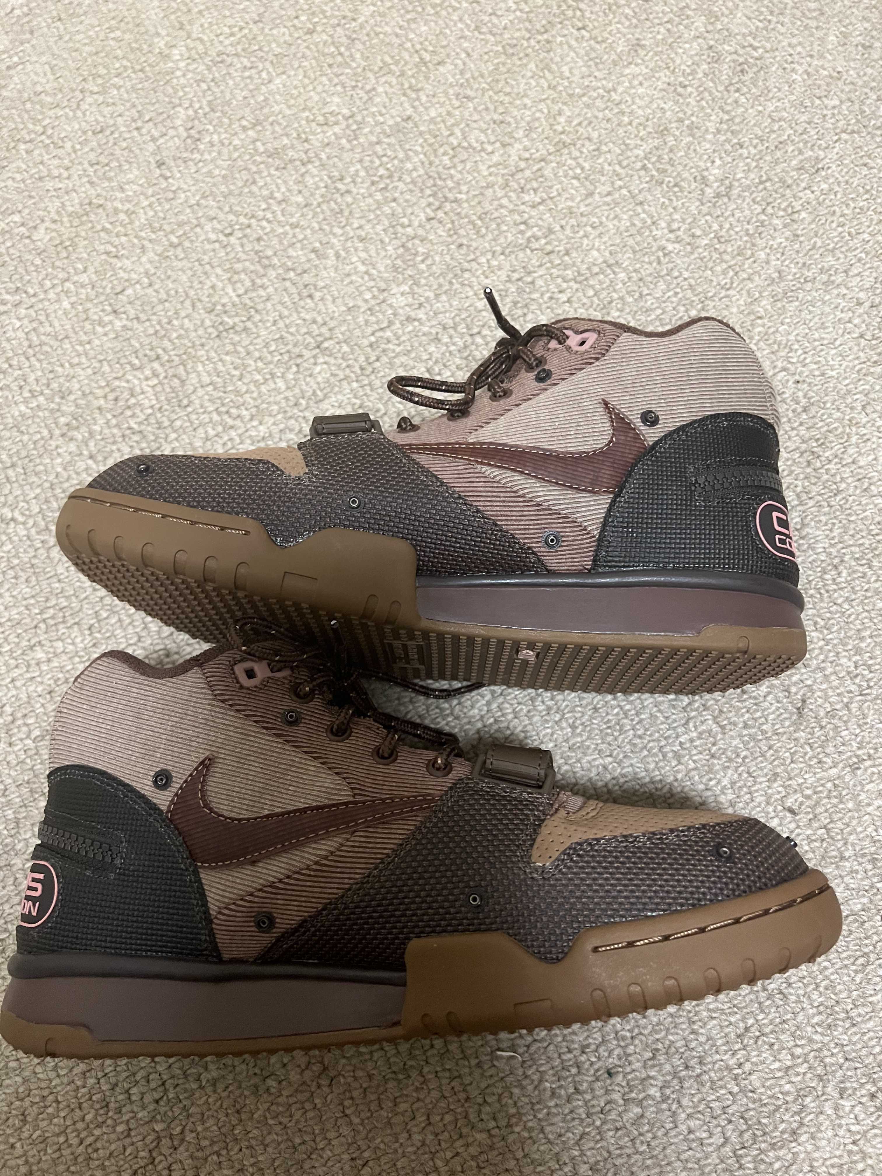Travis Scott x Nike Air Trainer 1 SP "Archaeo Brown and Rust Pink"