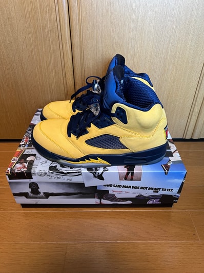 NIKE AIR JORDAN 5 "MICHIGAN"