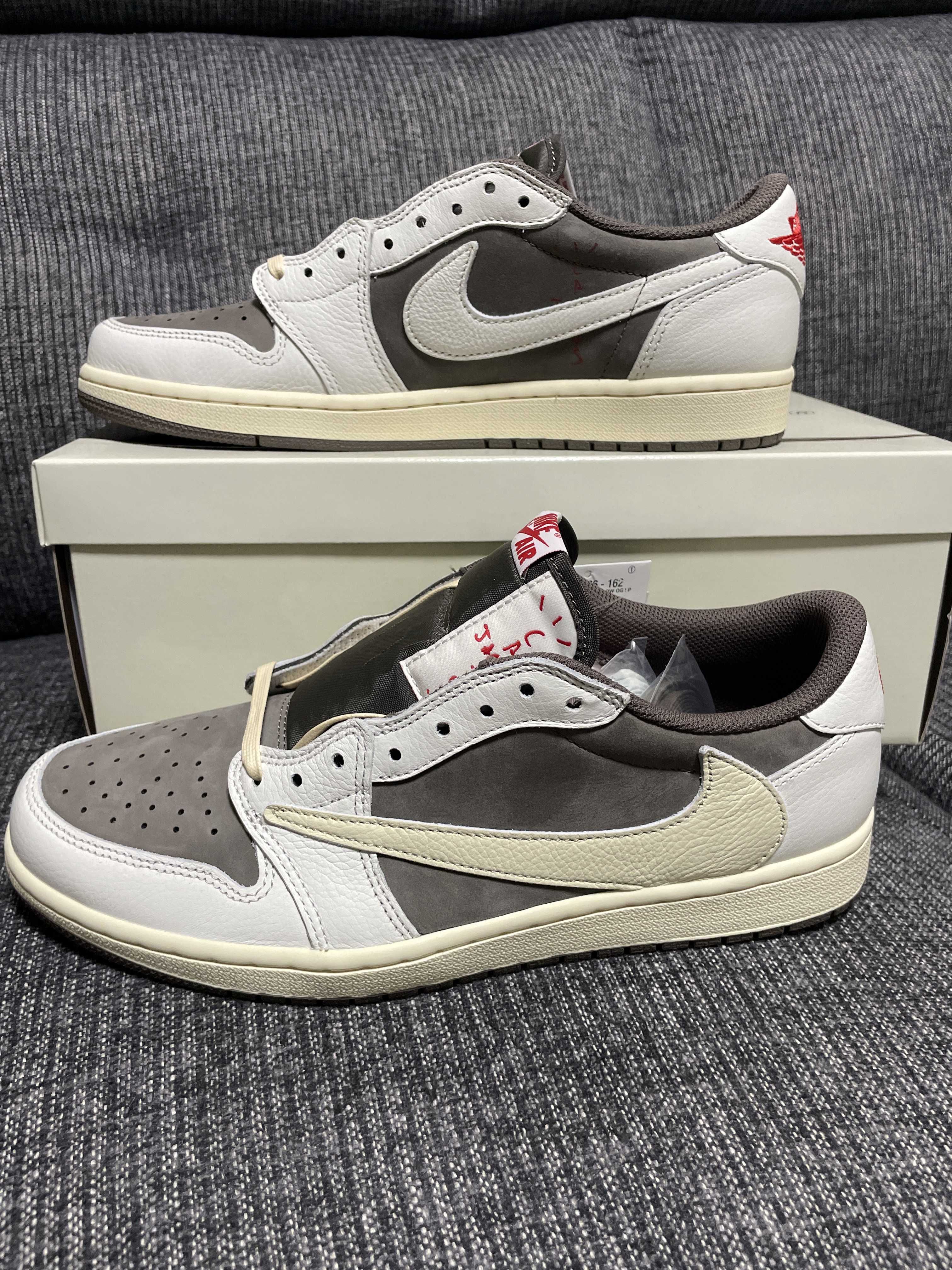 Travis Scott × Nike Air Jordan 1 Low OG SP "Reverse Mocha/Sail and Ridgerock"