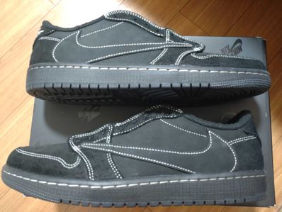 Travis Scott × Nike Air Jordan 1 Low OG SP "Black Phantom"