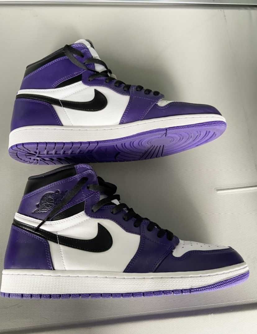 Nike Air Jordan 1 Retro High OG "Court Purple White/Black" (2020)