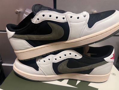 Travis Scott × Nike Women's Air Jordan 1 Low OG "Medium Olive"