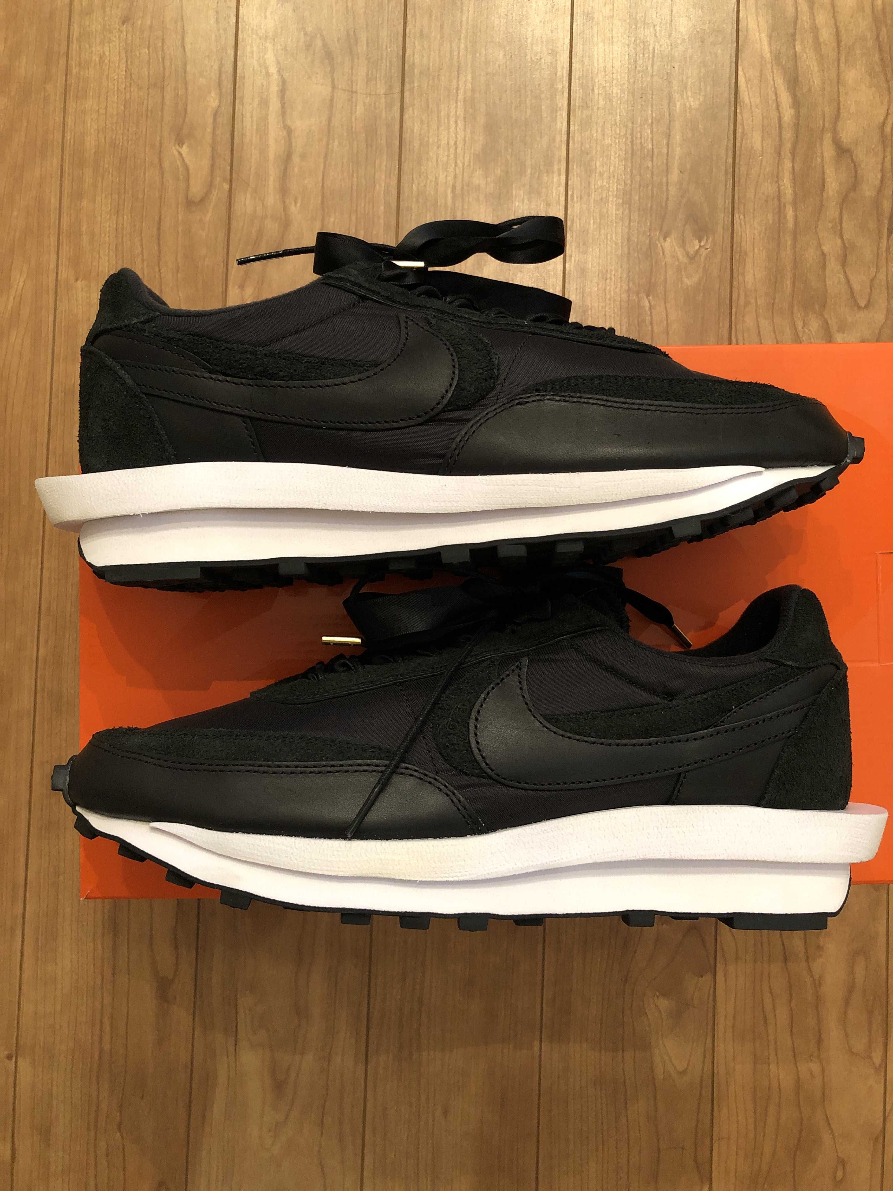 sacai × Nike LDV Waffle "Triple Black"