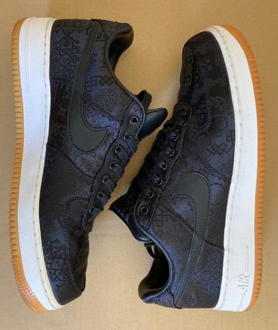 Fragment × CLOT × Nike Air Force 1 Low "Black"