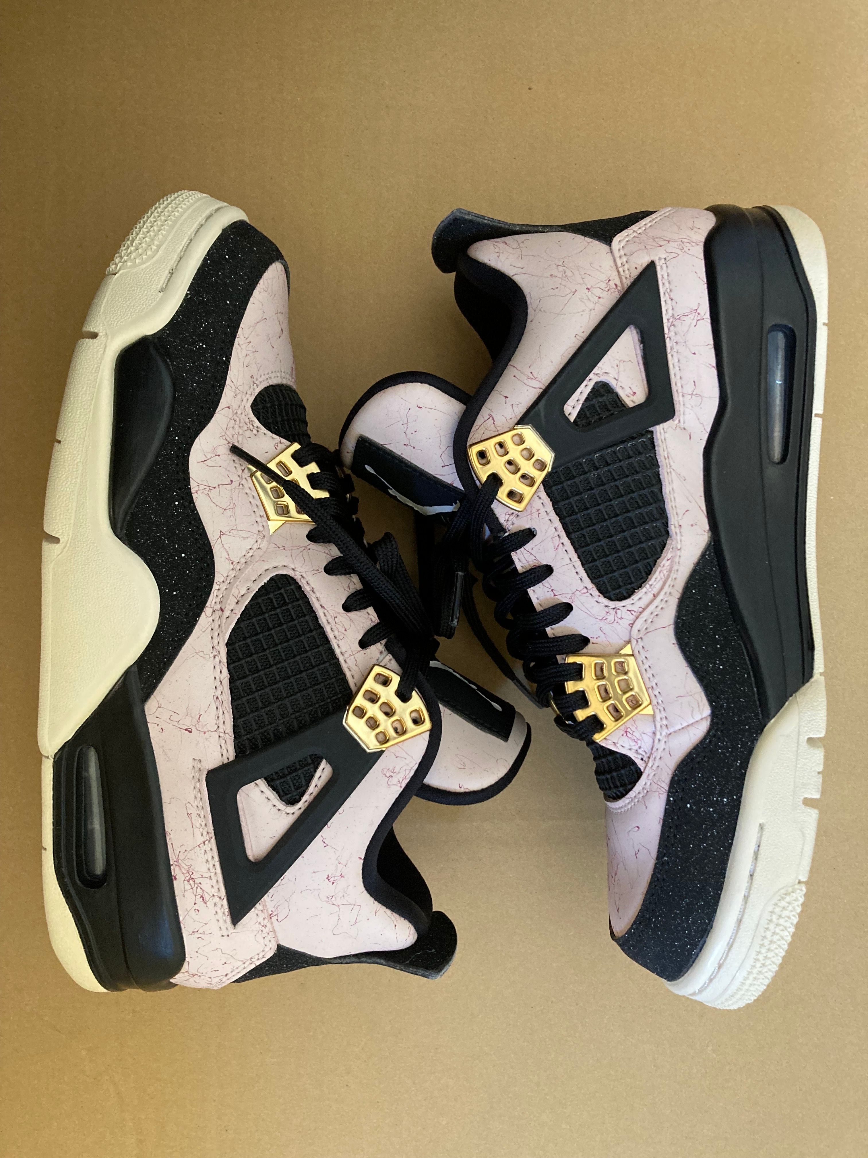 Nike Women's Air Jordan 4 Retro "Silt Red Splatter" 