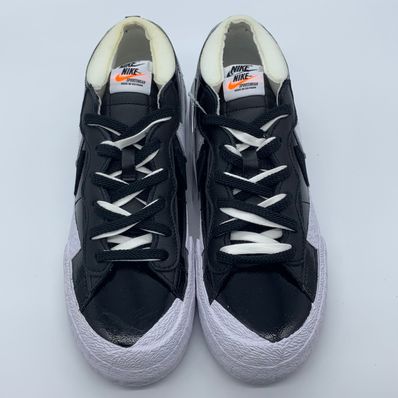 sacai × Nike Blazer Low "Black Patent Leather"