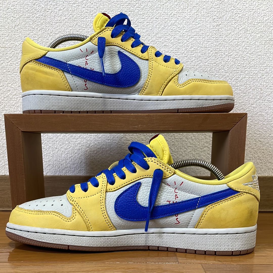 Travis Scott × Nike Women's Air Jordan 1 Retro Low OG "Canary"