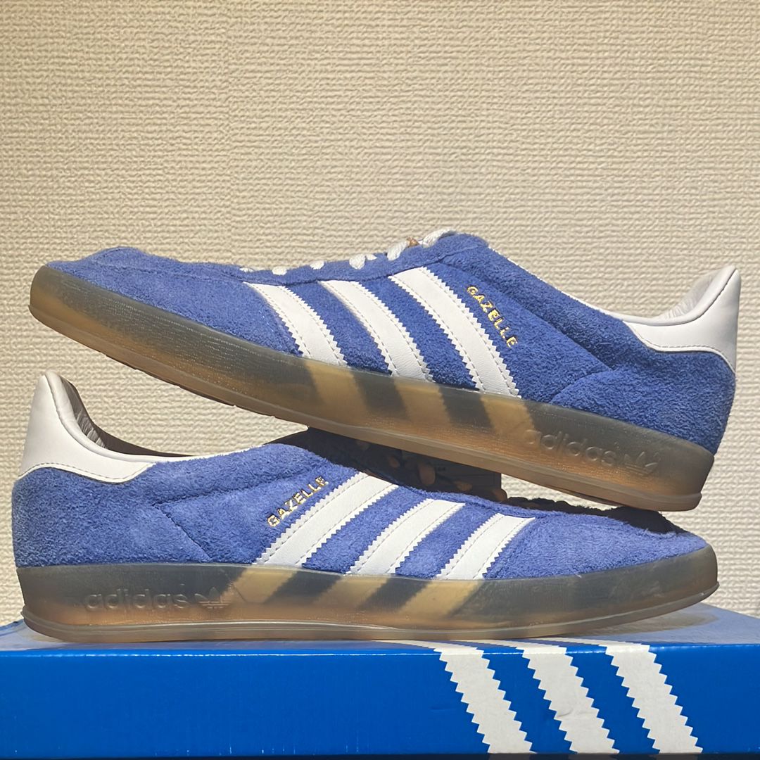 adidas Women's Gazelle Indoor "Blue Fusion/Gold Metallic"