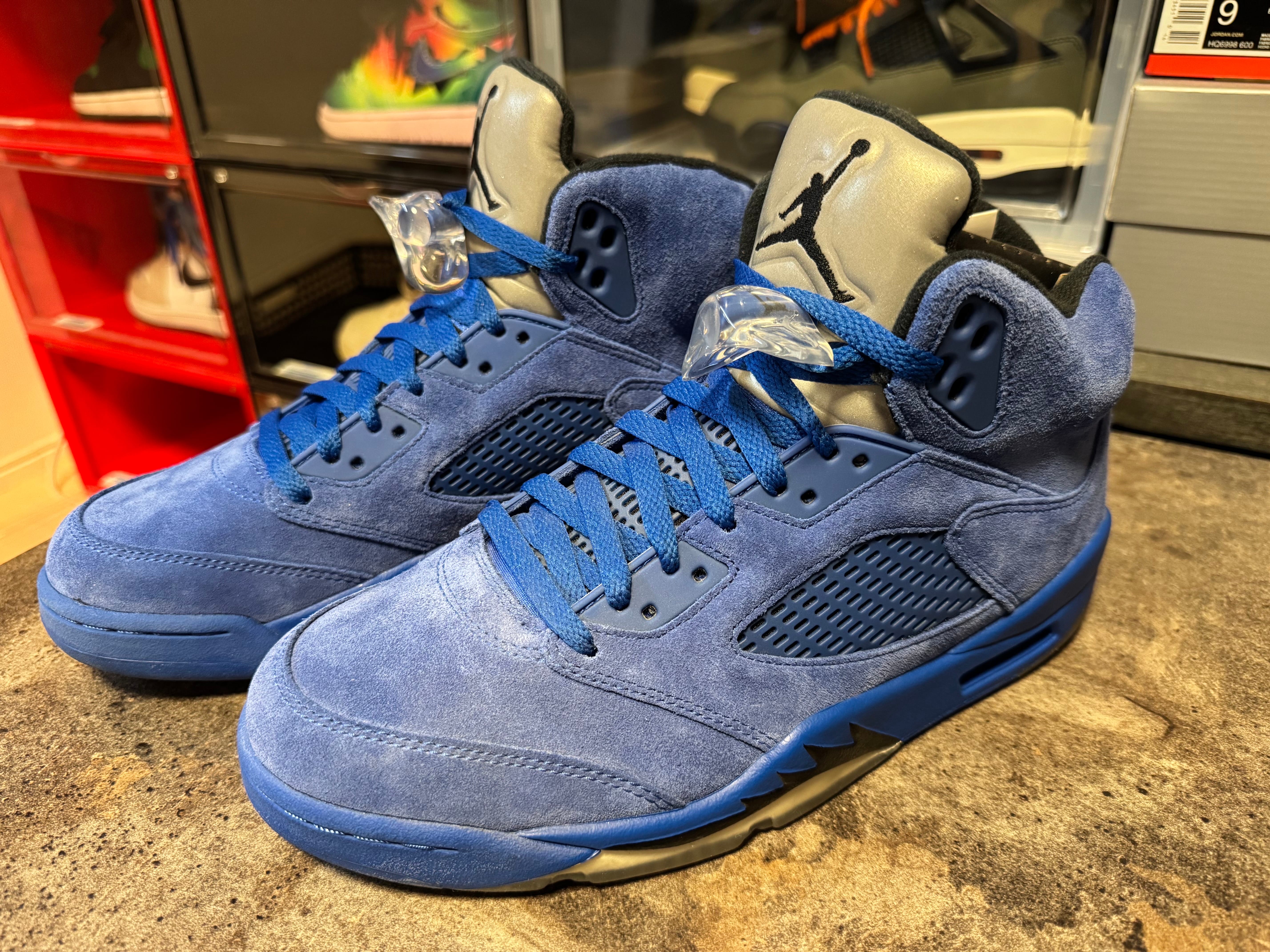 ナイキ エアジョーダン5 レトロ ブルー スエード ナイキ エアジョーダン5 レトロ SE 