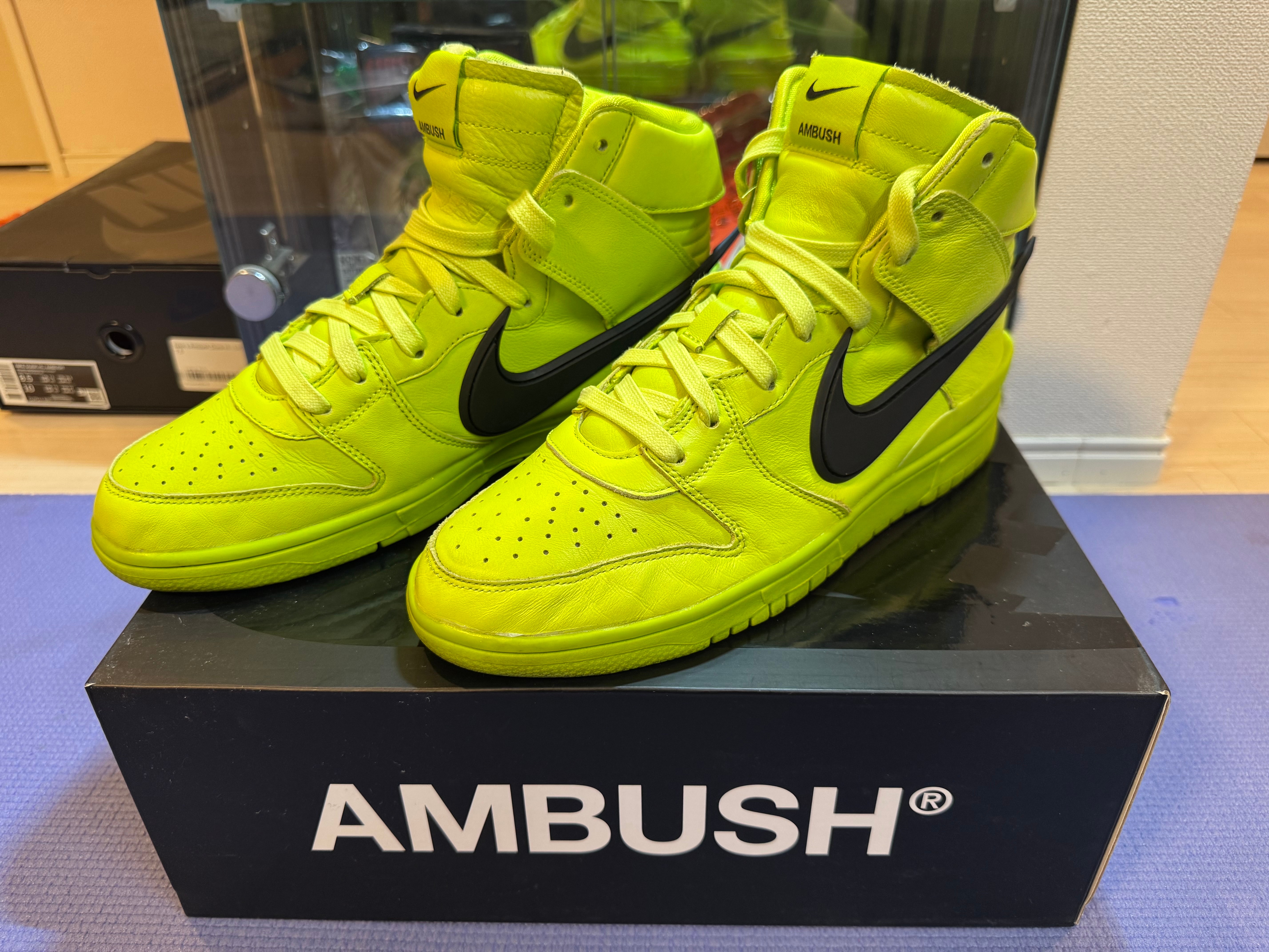 AMBUSH × NIKE DUNK HIGH "FLASH LIME"