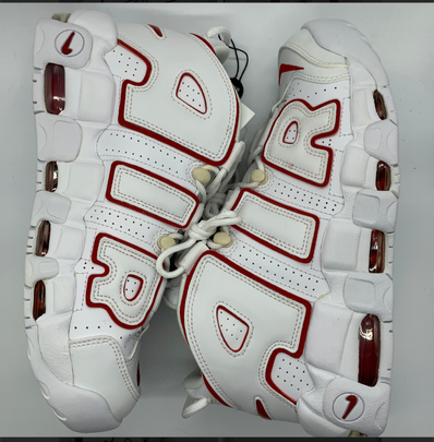 NIKE AIR MORE UPTEMPO "WHITE/VARSITY RED" (2021)