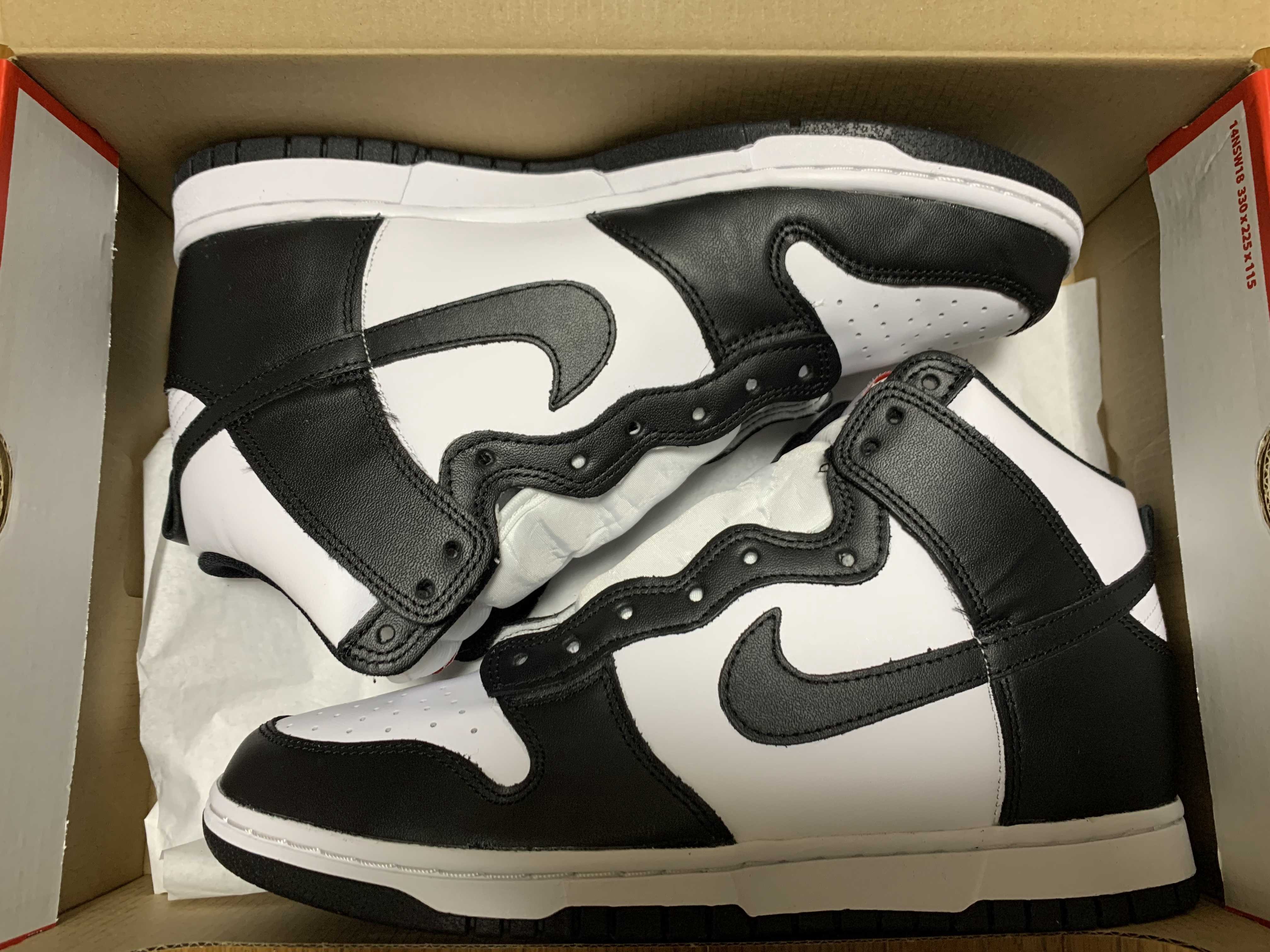 Nike Women's Dunk High "Black and White"