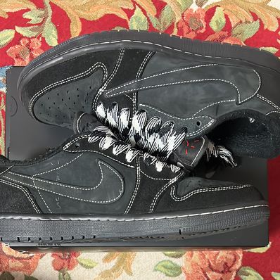 Travis Scott × Nike Air Jordan 1 Low OG SP "Black Phantom"
