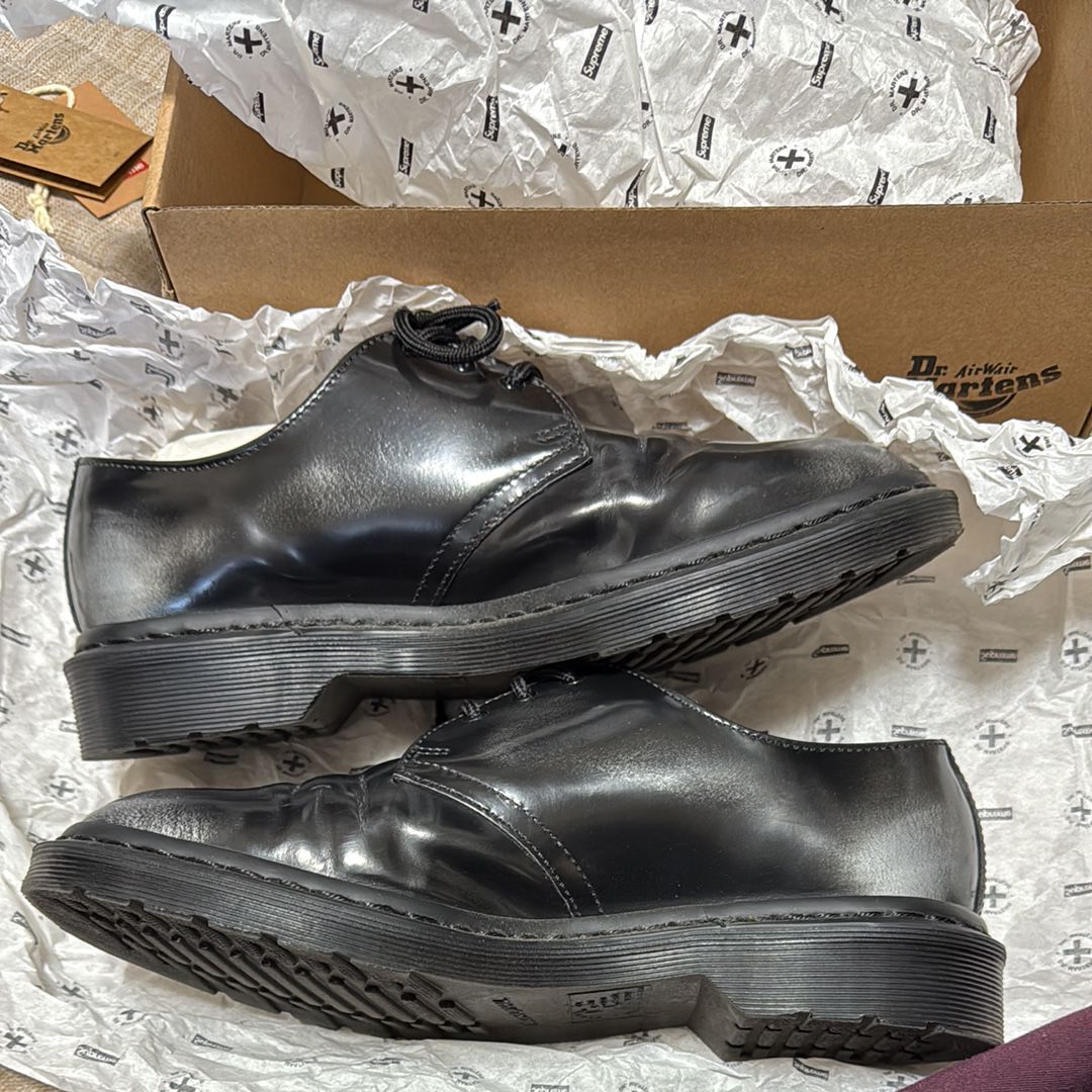 Supreme × Dr.Martens 1461 3 Eye Shoe "Black"