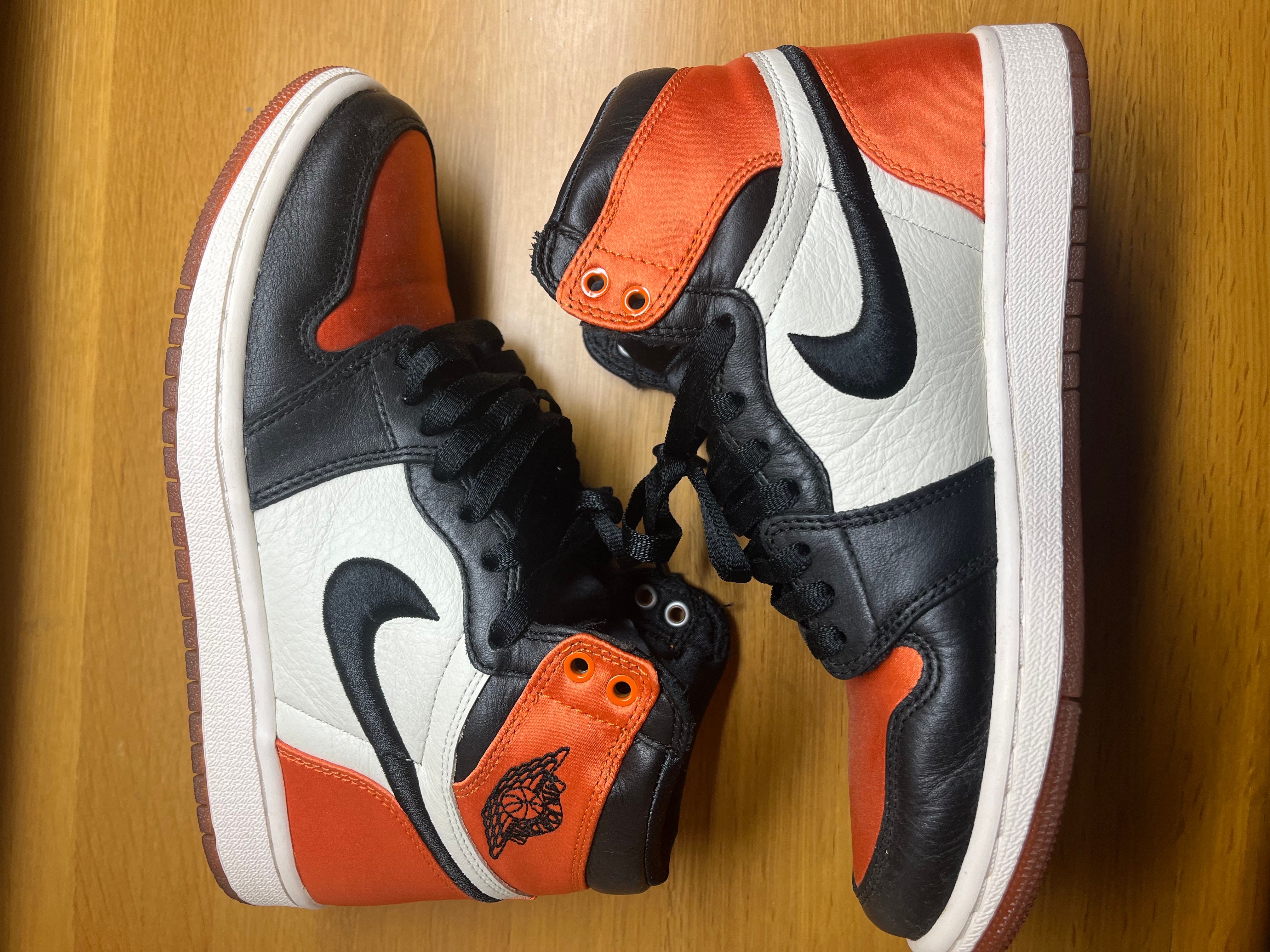 Nike Women's Air Jordan 1 High "Satin Shattered Backboard"