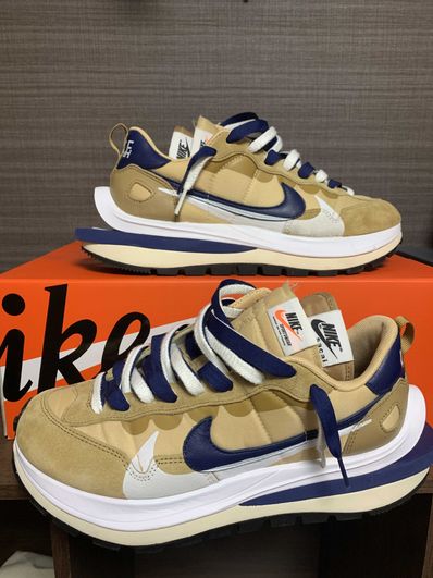 Sacai × Nike Vapor Waffle "Sesame And Blue Void"
