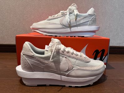 sacai × Nike LDV Waffle "Triple White"