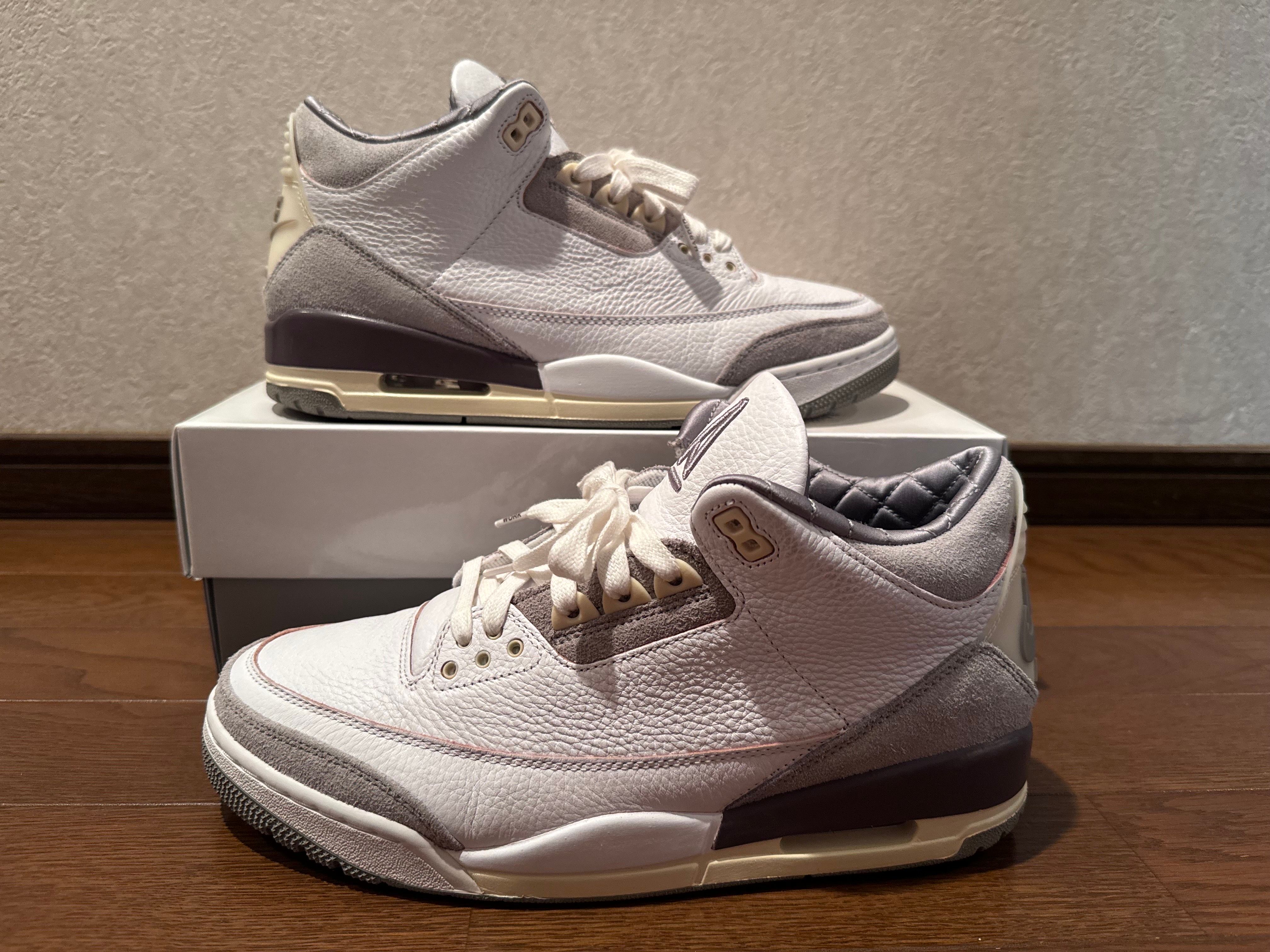 A Ma Maniere × Nike Women's Air Jordan 3 Retro SP "White/Medium Grey Violet Ore"