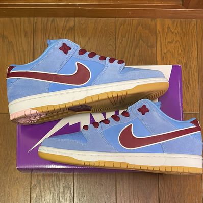 Nike SB Dunk Low Pro "Philadelphia Phillies/Valor Blue and Team Maroon"
