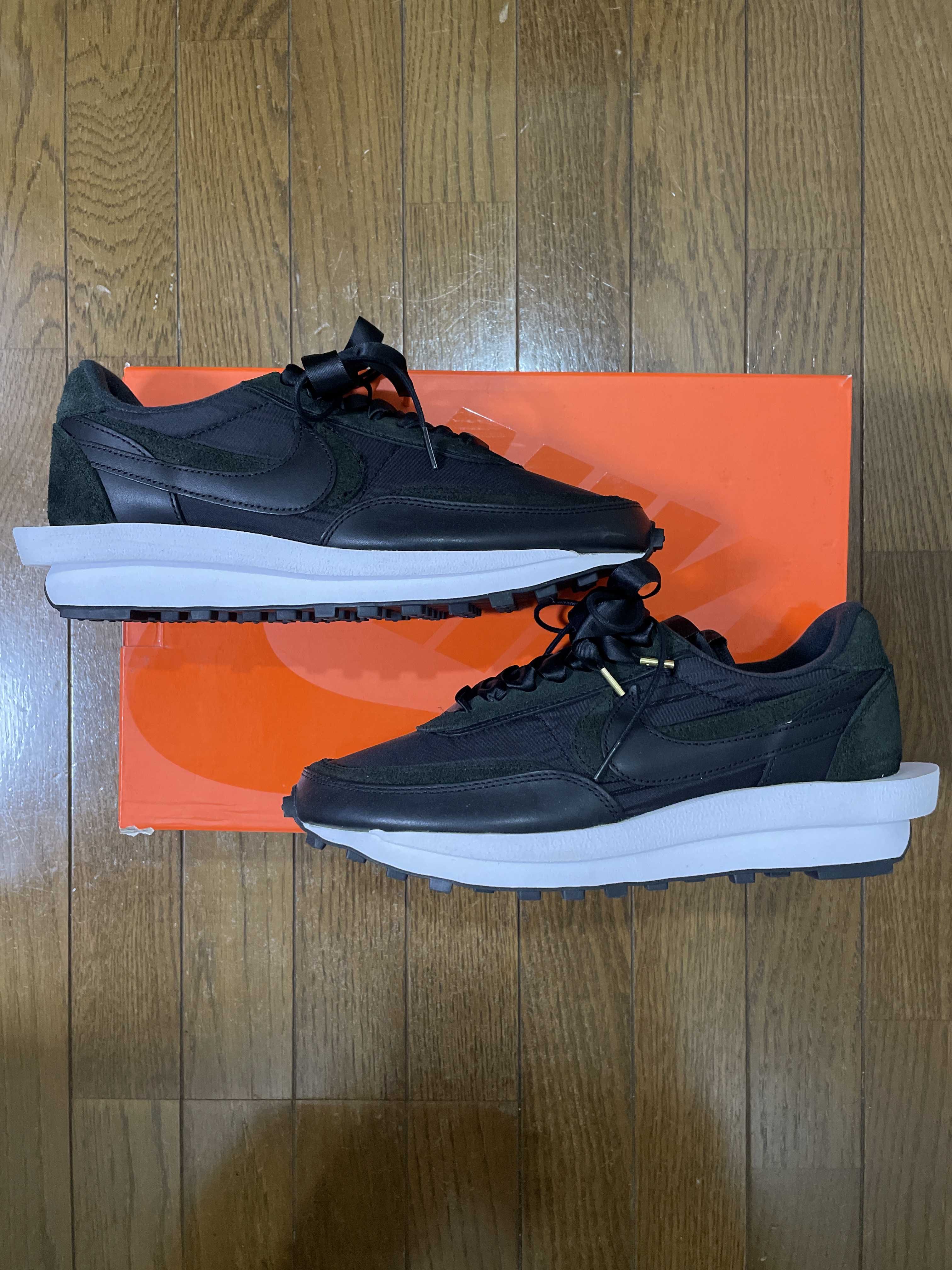 sacai × Nike LDV Waffle "Triple Black"