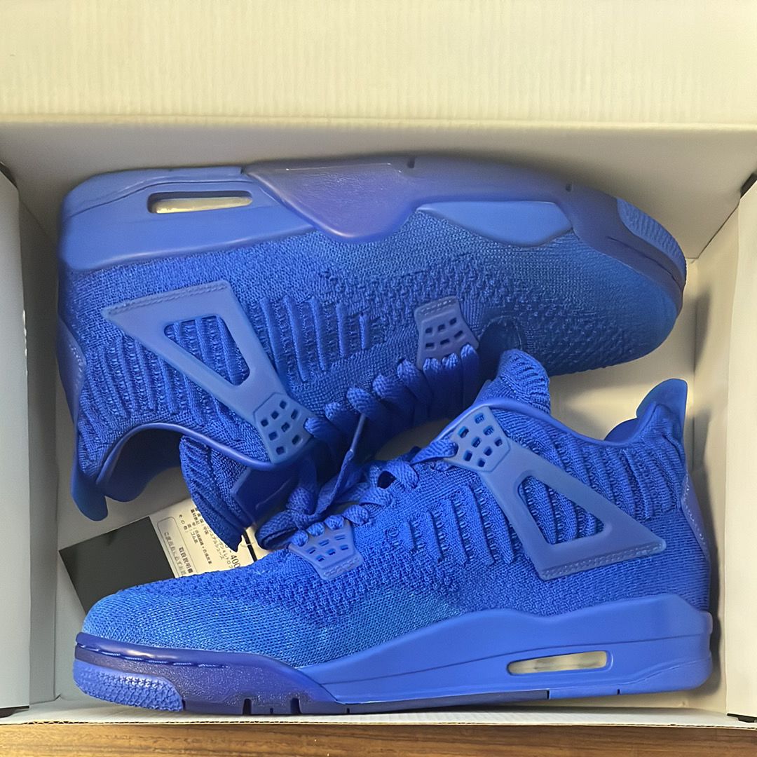 Nike Air Jordan 4 Retro Flyknit "Hyper Royal/Black"