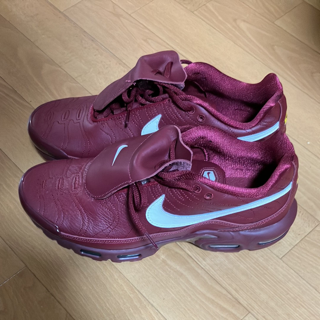 ナイキ エアマックスプラス ティエンポ "チームレッド アンド セイル"