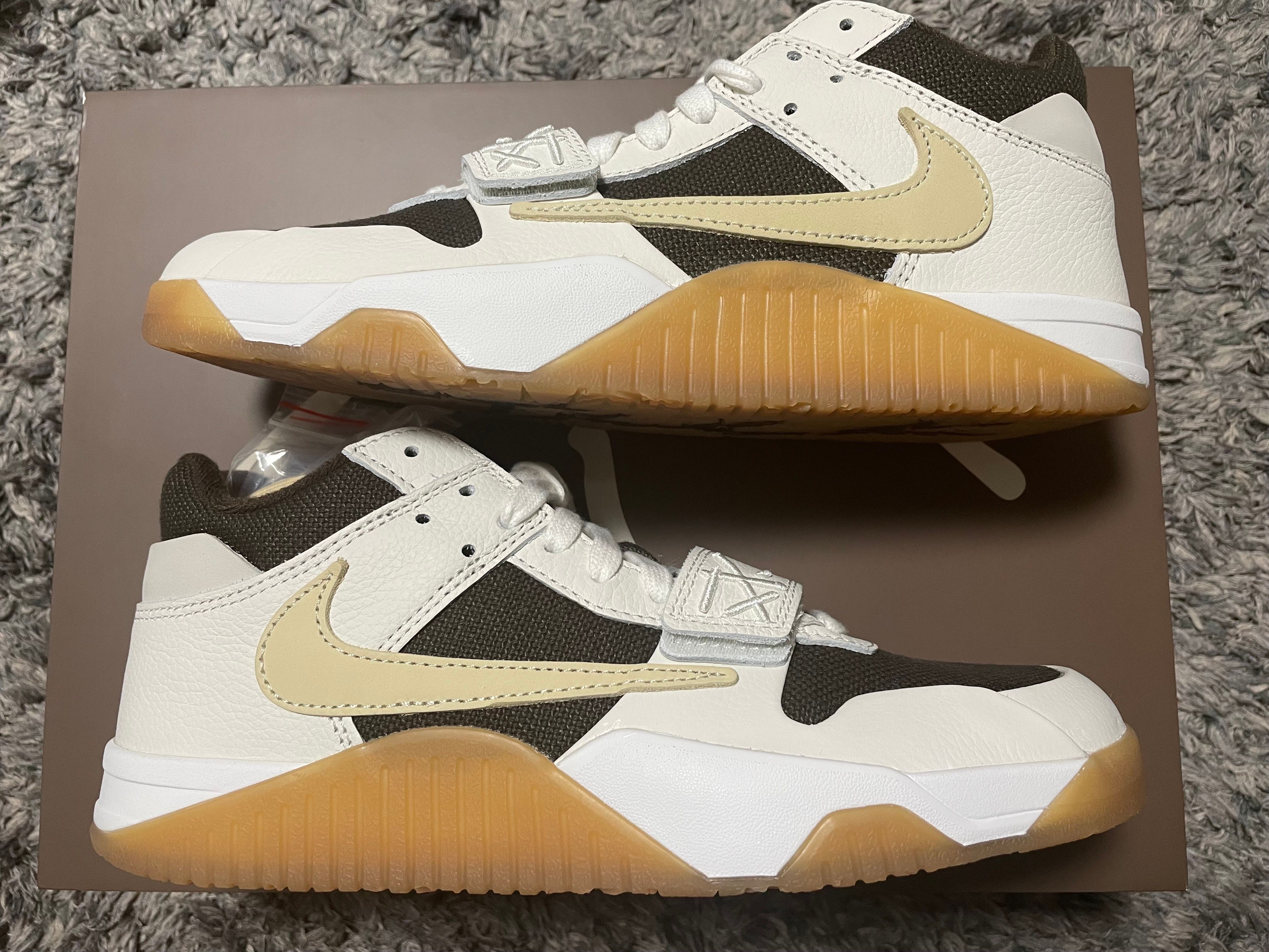 Travis Scott × Nike Jordan Jumpman Jack TR "Sail and Dark Mocha"