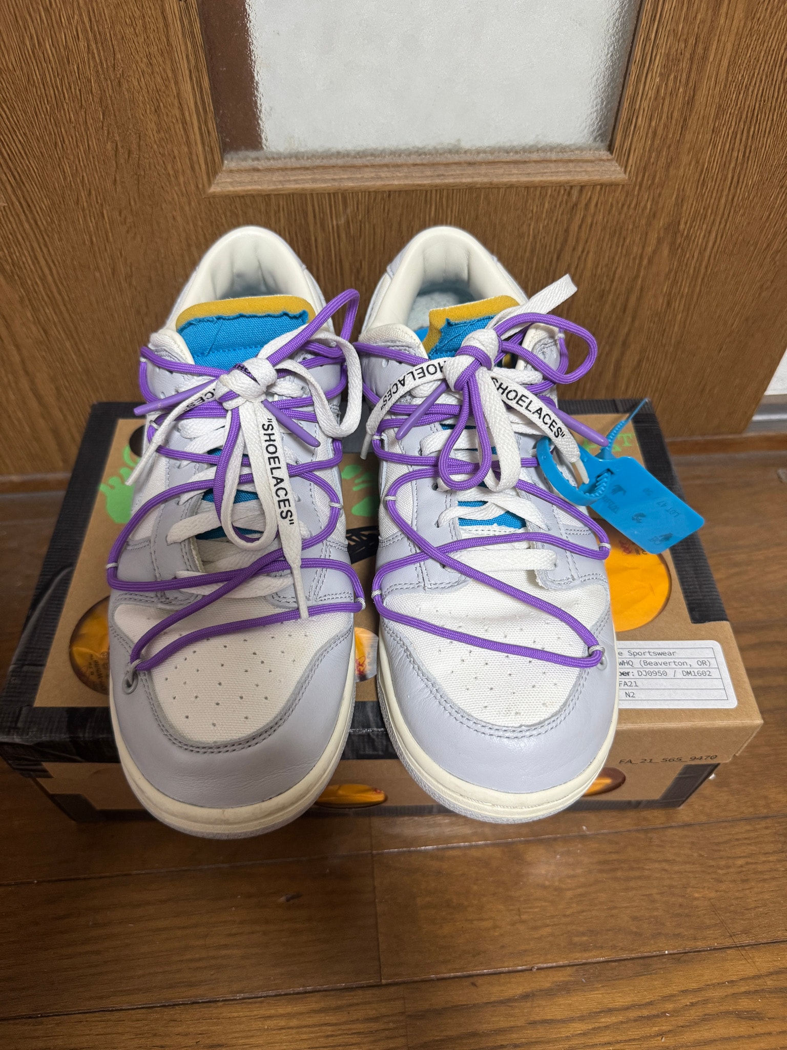 Off-White × Nike Dunk Low "Sail/Neutral Gray"
